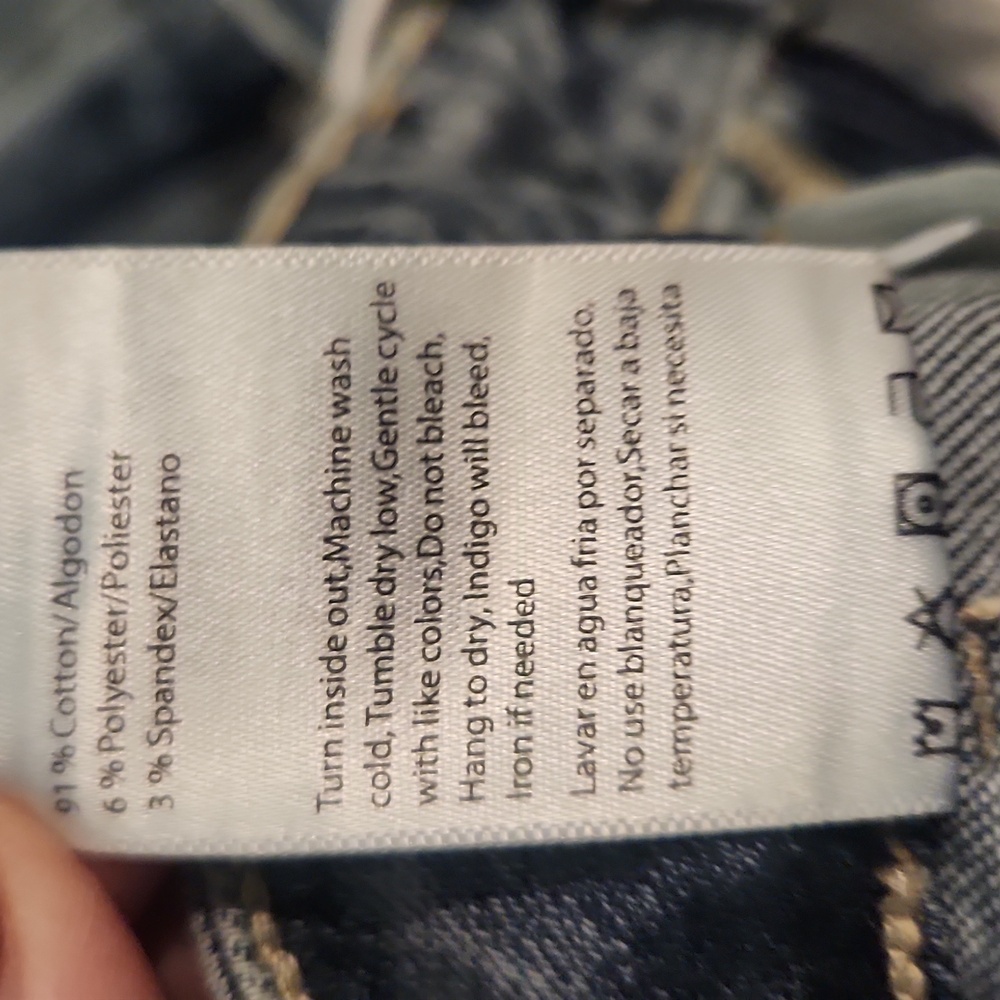 Risen Jeans Casual Blue Cargo Jeans - Picture 5 of 5